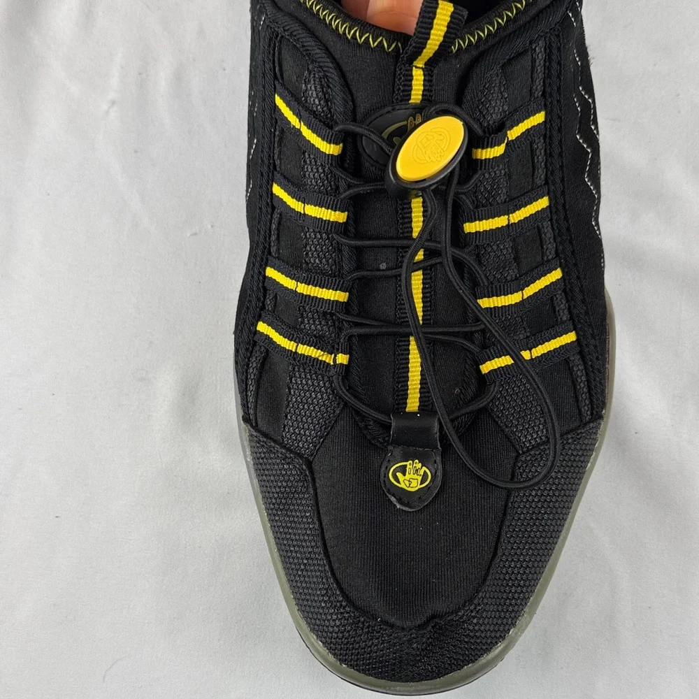 Body Glove Men's Black and Yellow Water Slip-On Sandals